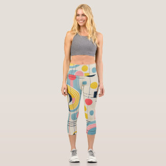 Leggings Capri Bauhaus Conception géométrique 09 Parfait Pour