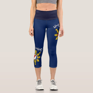 Leggings Capri Baybayin Pilipinas Basket-ball