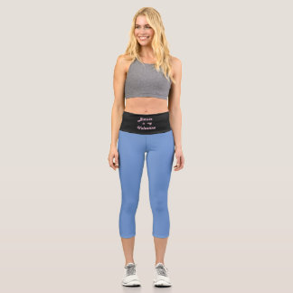 Leggings Capri Bitcoin est mon T-shirt Valentine