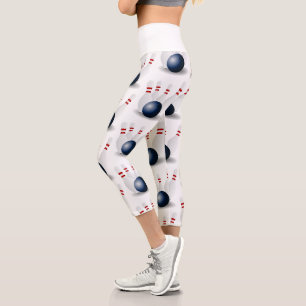 Leggings Capri Blancs de quilles