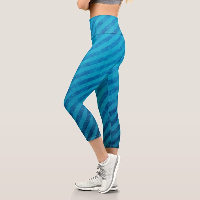 Leggings Capri Bleu électrique industriel (Gauche)