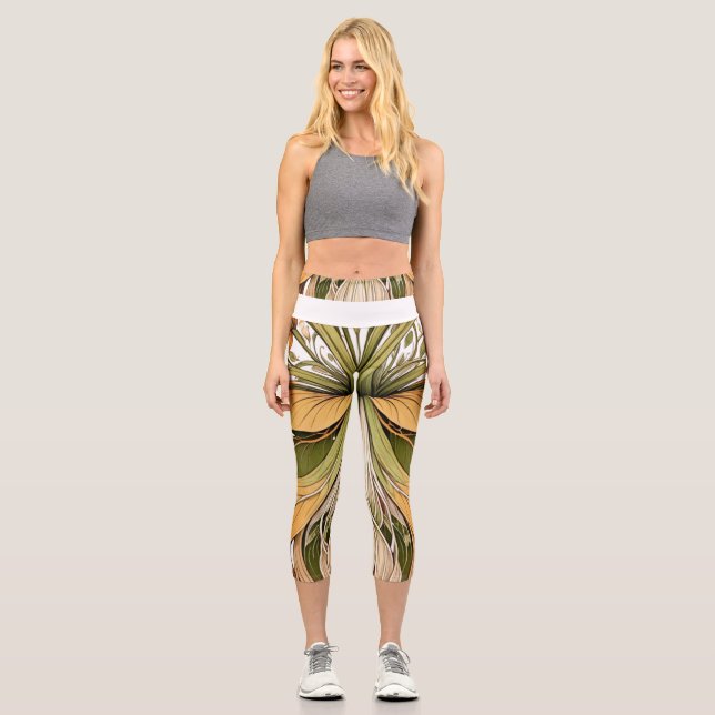 Leggings Capri Bloom solstice (Recto)