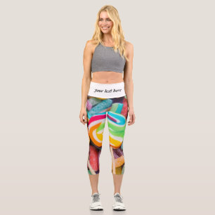 Leggings Capri bonbons