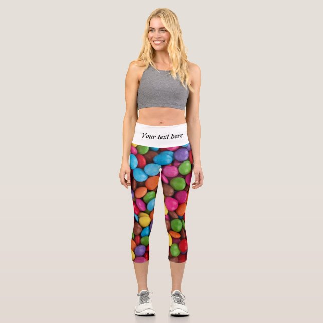 Leggings Capri Bonbons sucrés (Recto)