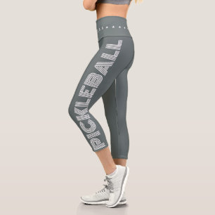 Leggings Capri Boule de Pickley Gris Dusty