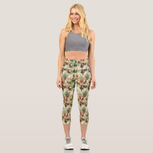 Leggings Capri Bouteilles appothécaires vintages Motif (1)
