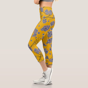 Leggings Capri Branches particulières Hauteur Capri haut taille