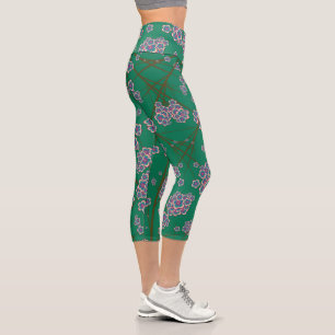Leggings Capri Branches particulières Hauteur Capri haut taille