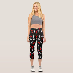 Leggings Capri Cadeau de yoga unique