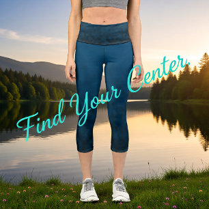 Leggings Capri Calme abyssal