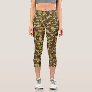 Leggings Capri Camouflage Cascade