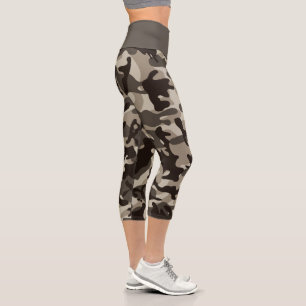 Leggings Capri Camouflage du quartier fermé
