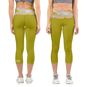 Leggings Capri Camouflage holographique personnalisé
