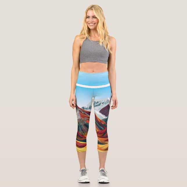 Leggings Capri Capri polychrome (Recto)