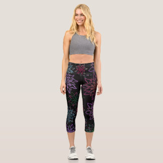 Leggings Capri Capris celestai haut taille