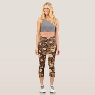 Leggings Capri Capris de yoga personnalisés à taille haute