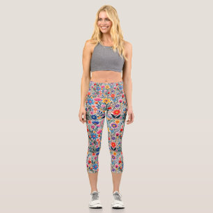 Leggings Capri Capris de yoga personnalisés à taille haute
