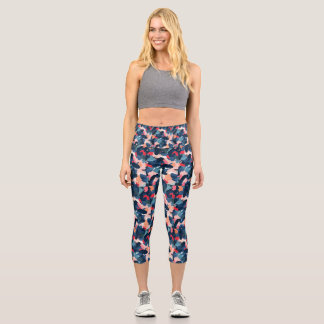 Leggings Capri Capris de yoga personnalisés à taille haute