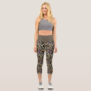 Leggings Capri Capris de yoga personnalisés à taille haute