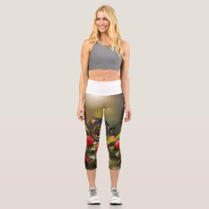 Leggings Capri Capris haut taille