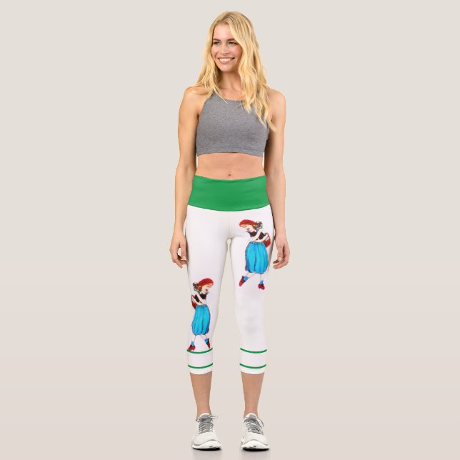 Leggings Capri Capris haut taille (Recto)