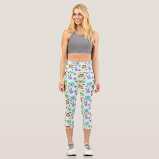 Leggings Capri Capris haut taille