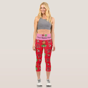 Leggings Capri Capris haut taille