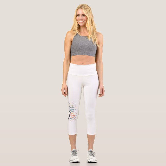 Leggings Capri Capris haut taille (Recto)