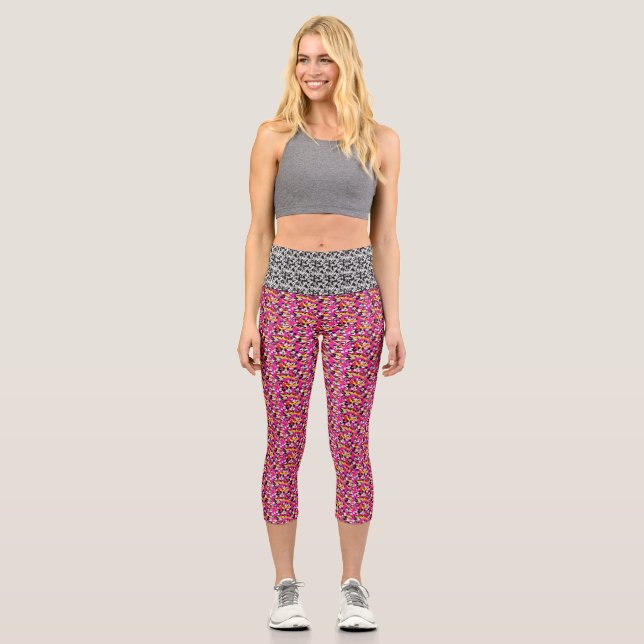 Leggings Capri Capris haut taille (Recto)