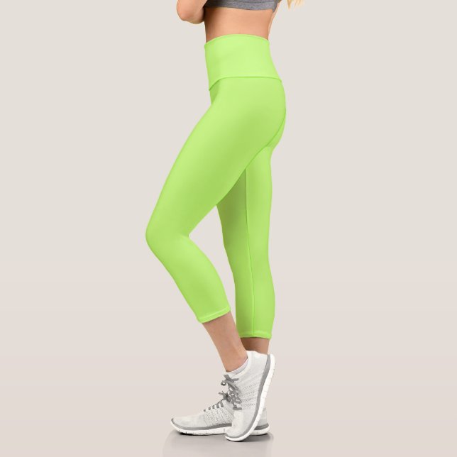 Leggings Capri Capris haut taille de yoga (Gauche)