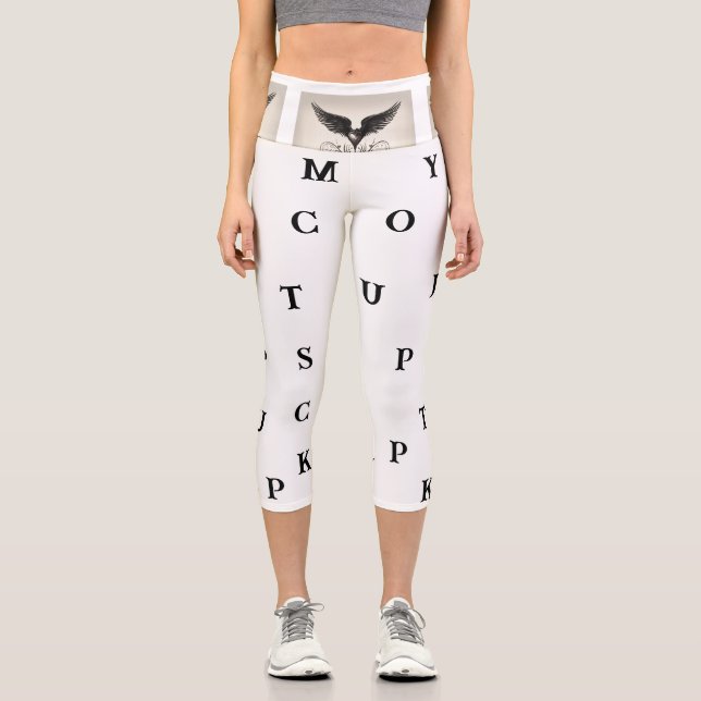 Leggings Capri Capris Haut Taille - Élégant, Confortable et Flatt (Recto)