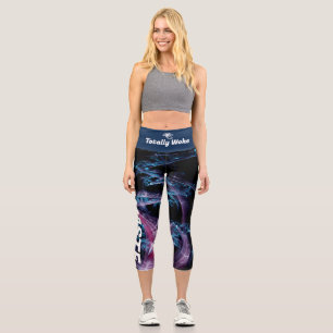 Leggings Capri Capris   Spandex   Fitness   Pantalon de yoga