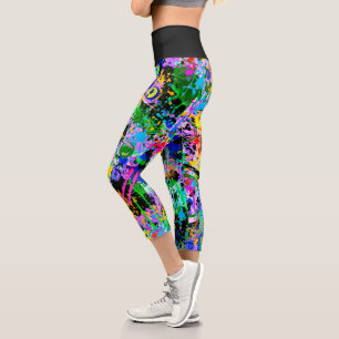 Leggings Capri Carnaval de Graffiti