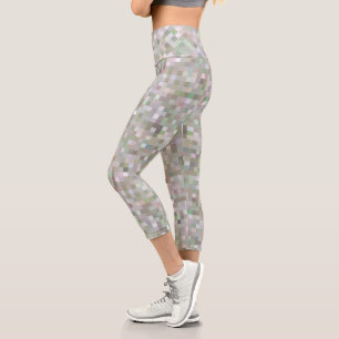 Leggings Capri Carrés pastel