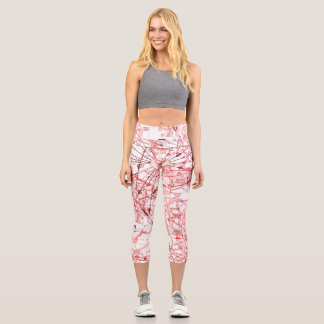 Leggings Capri Carte aérienne