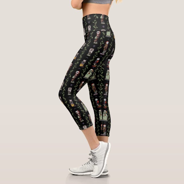 Leggings Capri Cauchemar avant Noël | Motif Nutcracker (Gauche)