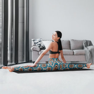 Leggings Capri Cercles Rétro
