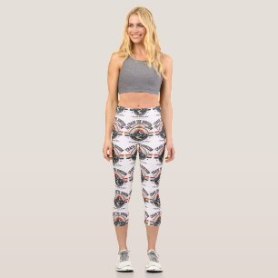 Leggings Capri Chase The Horizon Trail Running Club T-shirt vinta