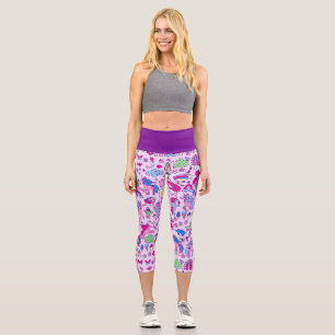 Leggings Capri chevalier de l'unicorne pegasus