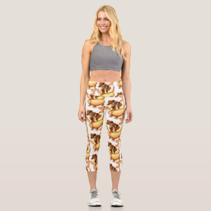 Leggings Capri Chien chaud Dachshund