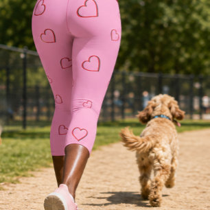 LEGGINGS CAPRI « CHOISISSEZ L'AMOUR » - PERSONNALISER TAILLE HAUT