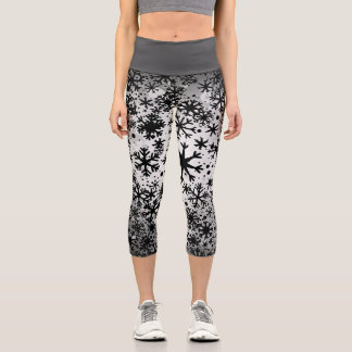 Leggings Capri Christmas High Waisted Capris