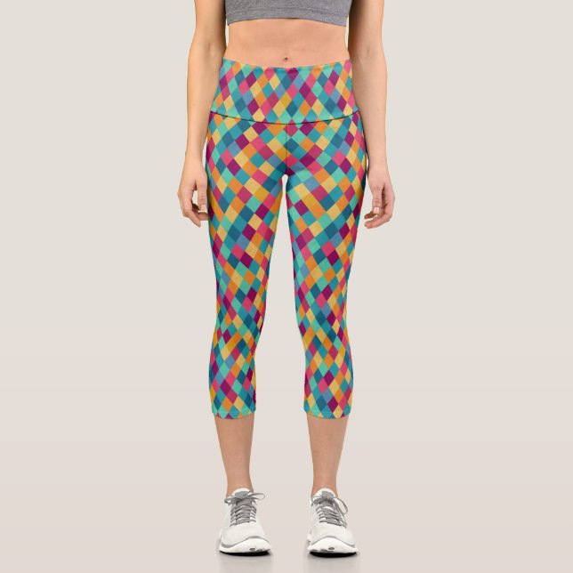 Leggings Capri Circus Multicolor Rhombus (Recto)