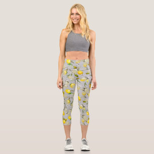 Leggings Capri citrons aquarelle 19