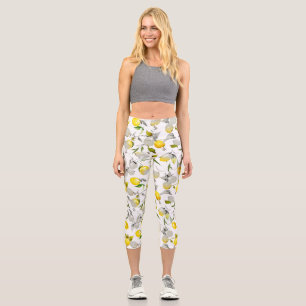 Leggings Capri citrons aquarelle 21