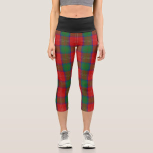 Leggings Capri Clan Classique Chisholm Tartan Plaid