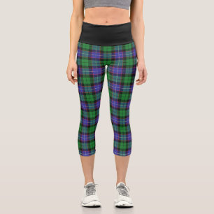 Leggings Capri Clan classique Galbraith Tartan Plaid