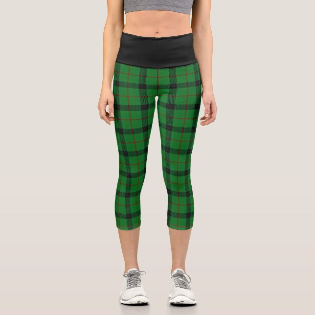 Leggings Capri Clan Classique Kincaid Tartan Plaid (Recto)