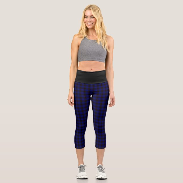 Leggings Capri Clan Home Tartan Plaid (Recto)