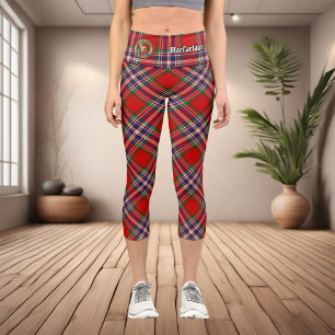 Leggings Capri Clan MacFarlane Red Tartan